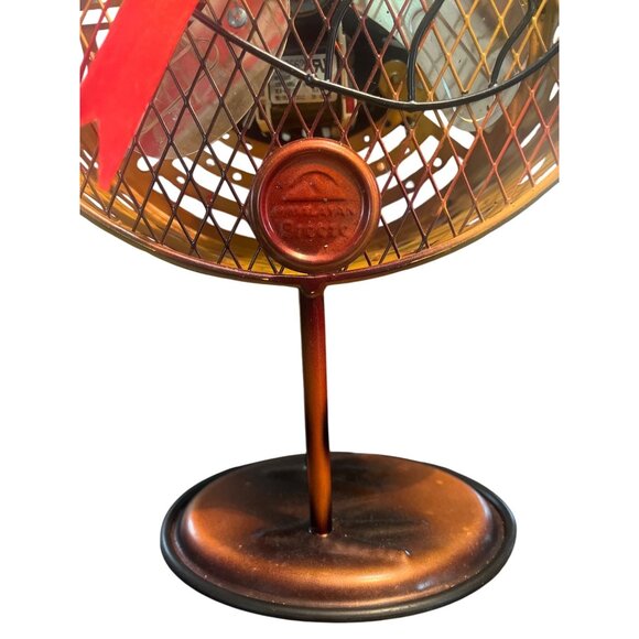 Metal Rooster Chicken Electric Fan  Sculpture Farmhouse Country Rustic - Picture 2 of 6